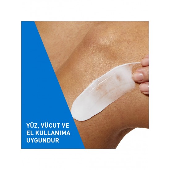CeraVe Yüz ve Vücut Nemlendirici Pompalı Krem -Kuru Ciltler Için Seramid ve Hyalüronik Asit Içerikli 454G